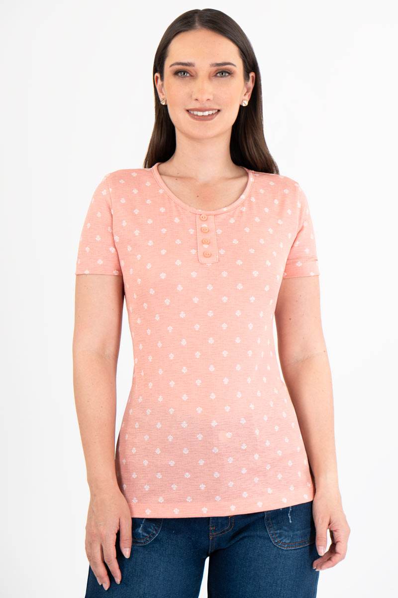 Blusa estampada manga corta - Santory Ropa  (7438069563459)