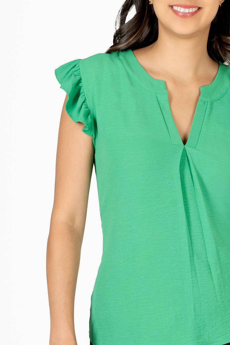 Blusa con olanes - Santory Ropa  (7463730151491)