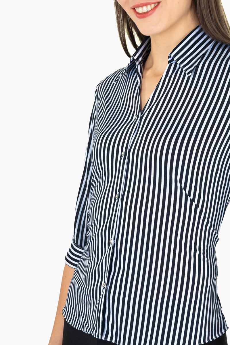 Blusa de rayas manga 3/4 - Santory Ropa  (7463651508291)