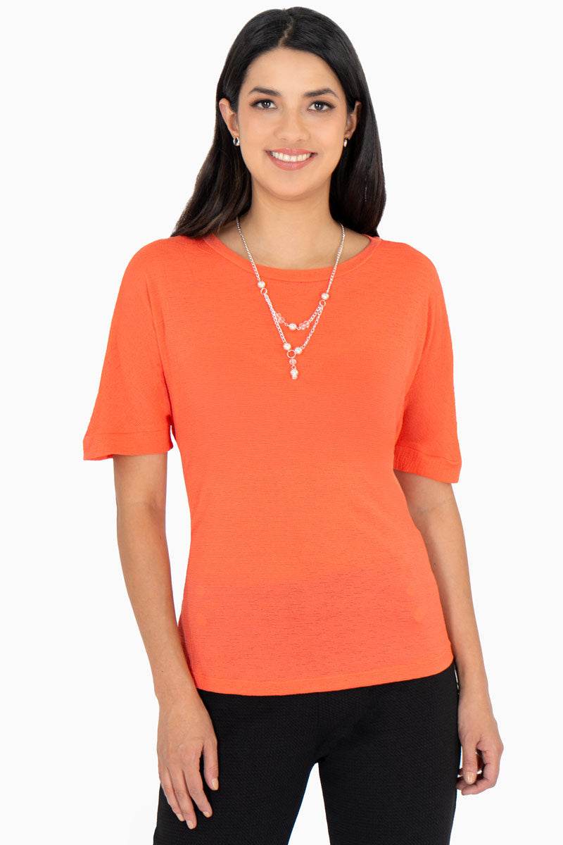 Blusa manga corta y collar - Santory Ropa  (7463730085955)