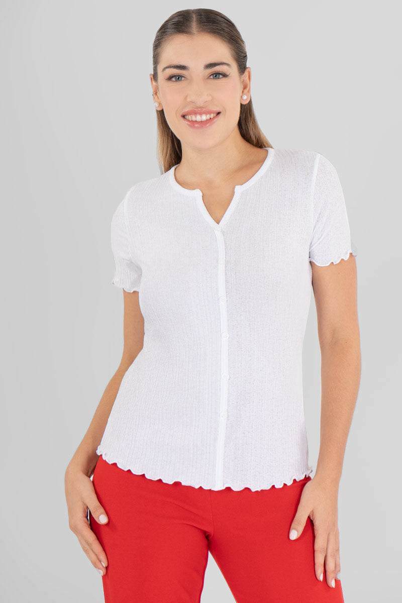 Playera con botones - Santory Ropa  (7442097373251)