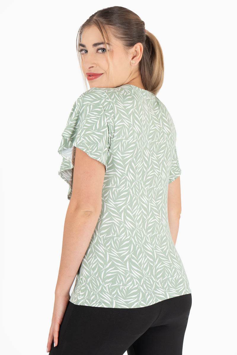 Blusa estampada escote v - Santory Ropa  (7450428342339)