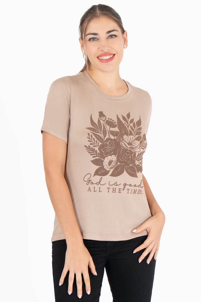 Playera estampada manga corta - Santory Ropa  (7450650247235)