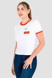 Playera estampada cuello redondo - Santory Ropa  (7450428145731)
