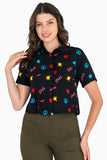 Camisa manga corta con estampado