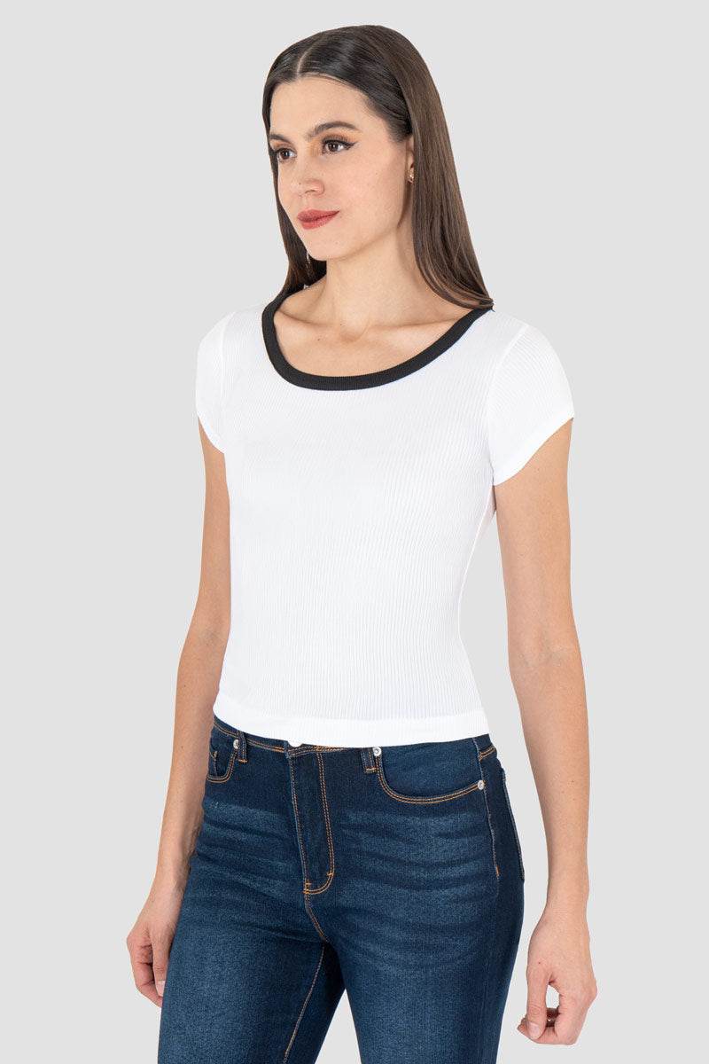 Playera lisa manga corta - Santory Ropa  (7467150213187)