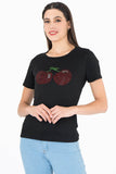 Playera con estampado de cerezas - Santory Ropa  (7467150114883)