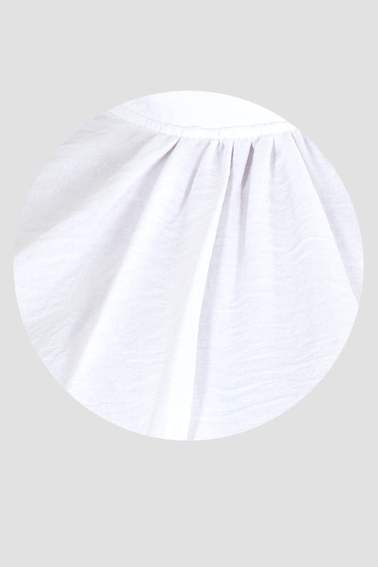 Blusa sin mangas con moño en escote