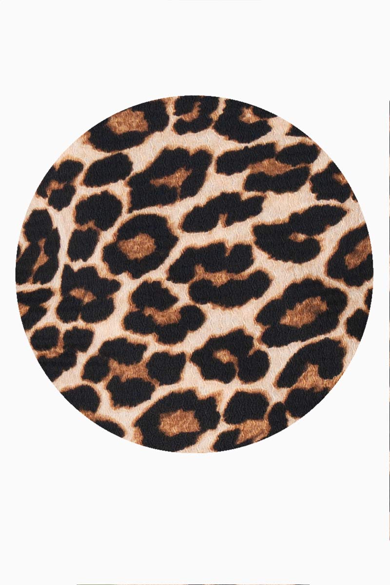Blusa asimétrica animal print