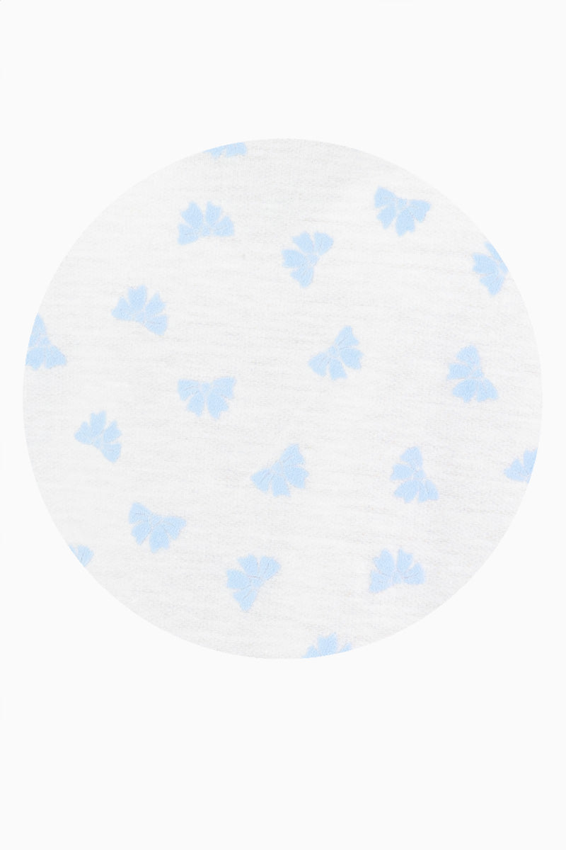 Sudadera cuello redondo con estampado de mariposas