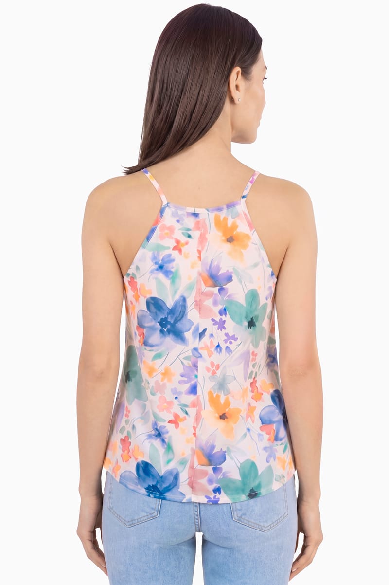 Blusa floral de tirantes