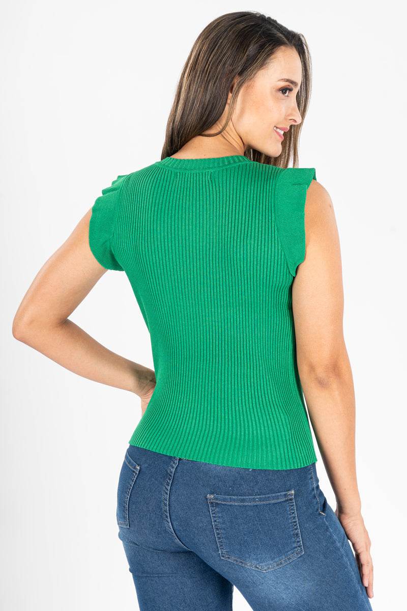 Blusa tejida manga corta - Santory Ropa  (7157177679939)