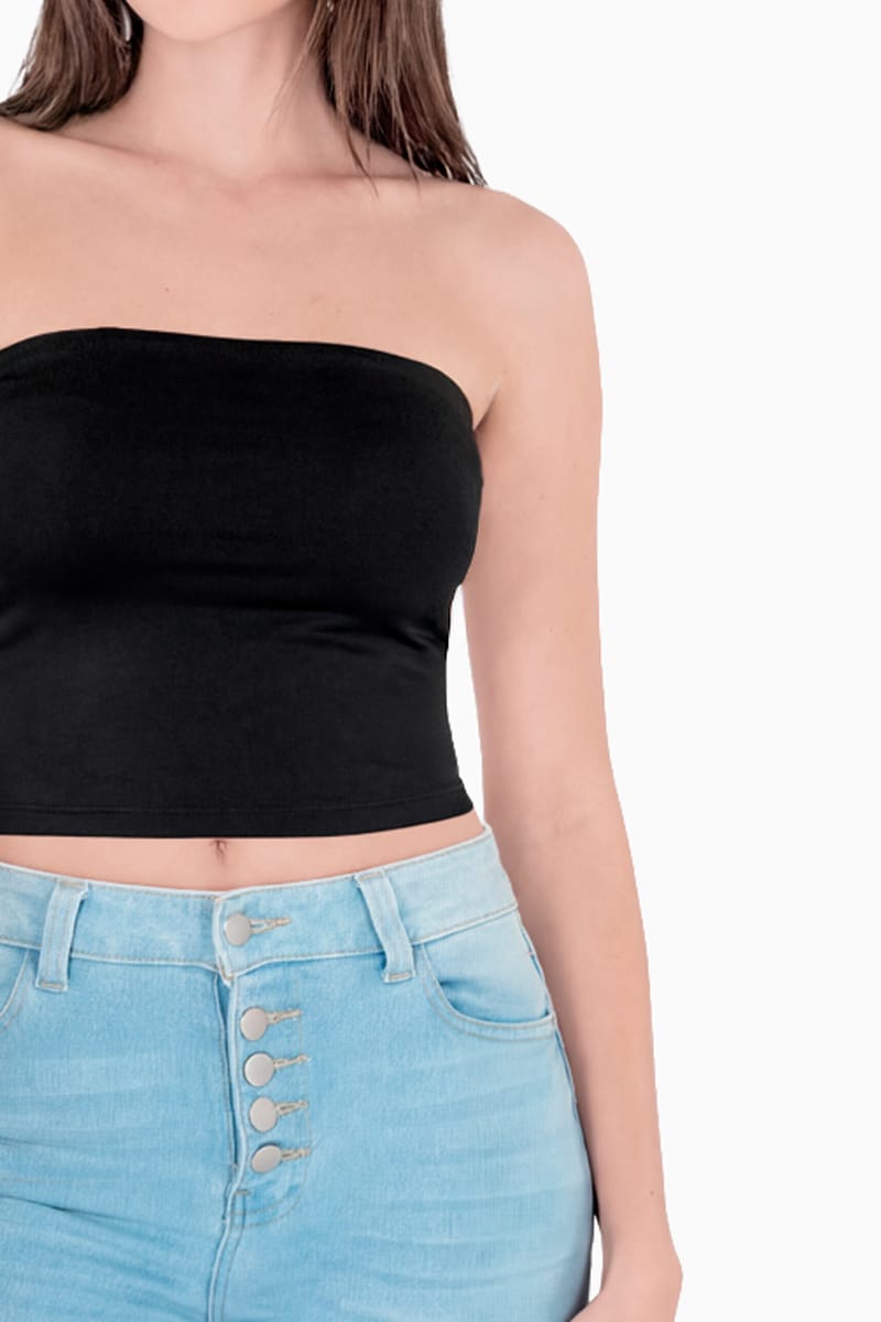 Blusa strapless lisa