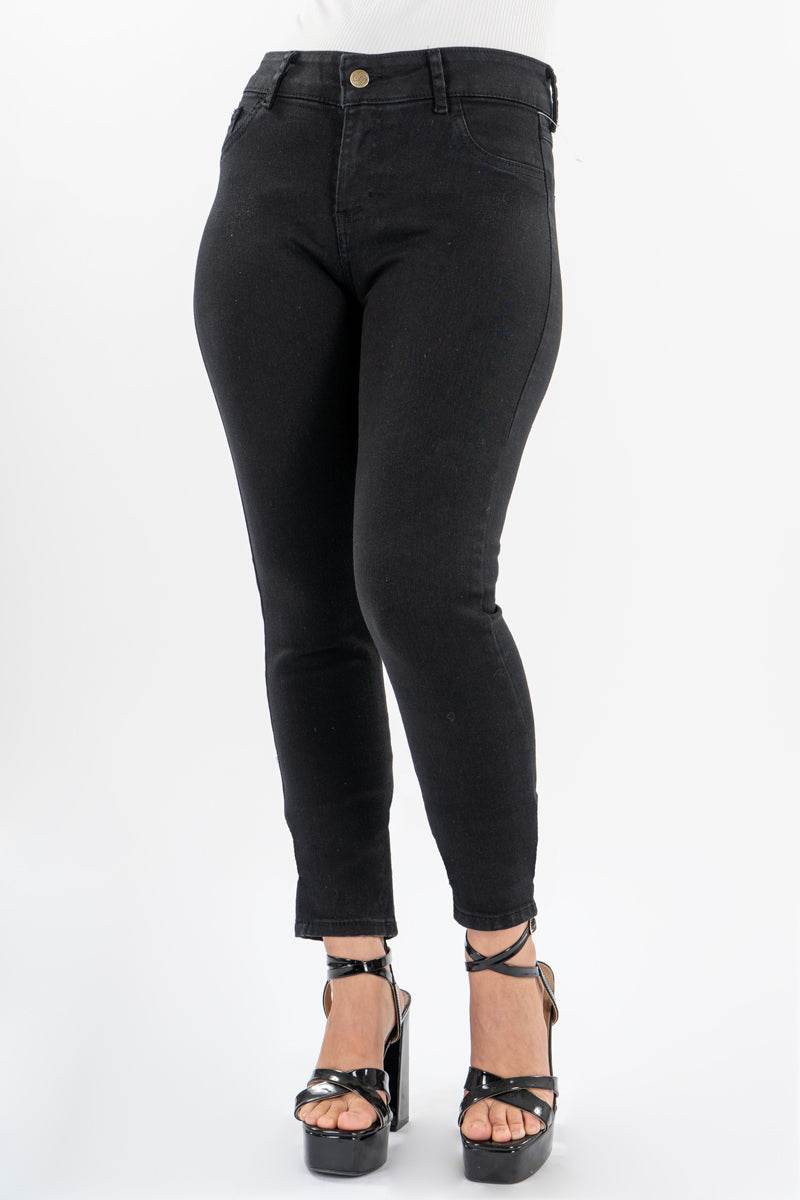 Jeans básico tiro medio - Santory Ropa  (7040469925955)