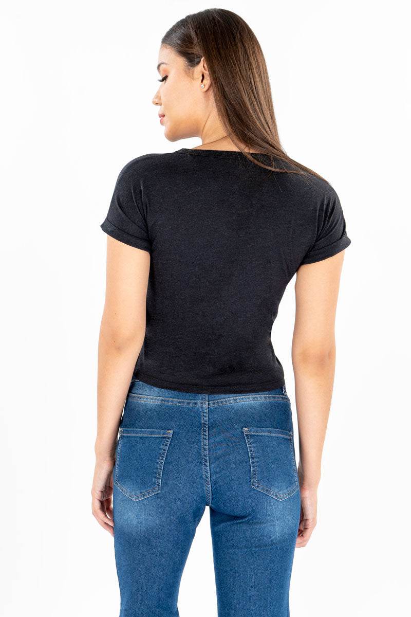 Playera estampada manga corta - Santory Ropa  (7304528887875)