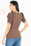 Blusa lisa escote v (7286288678979)