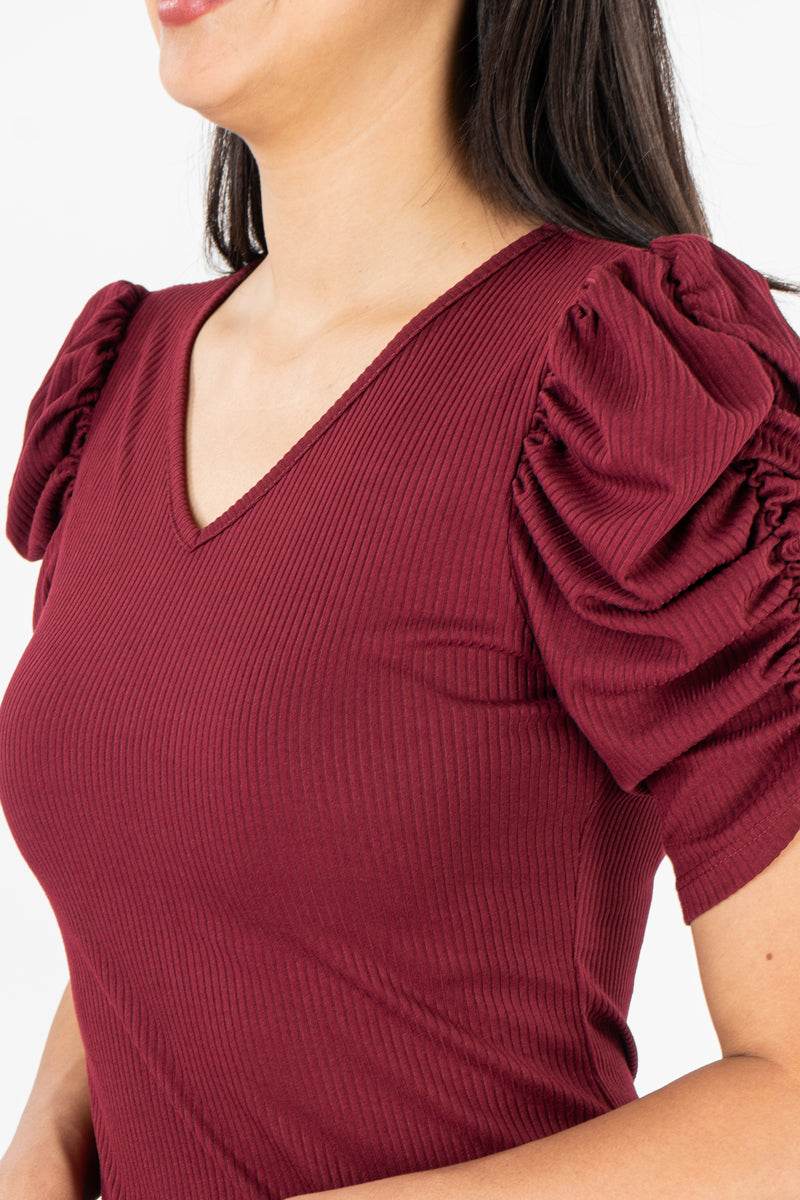 Blusa lisa escote v - Santory Ropa  (7286288678979)