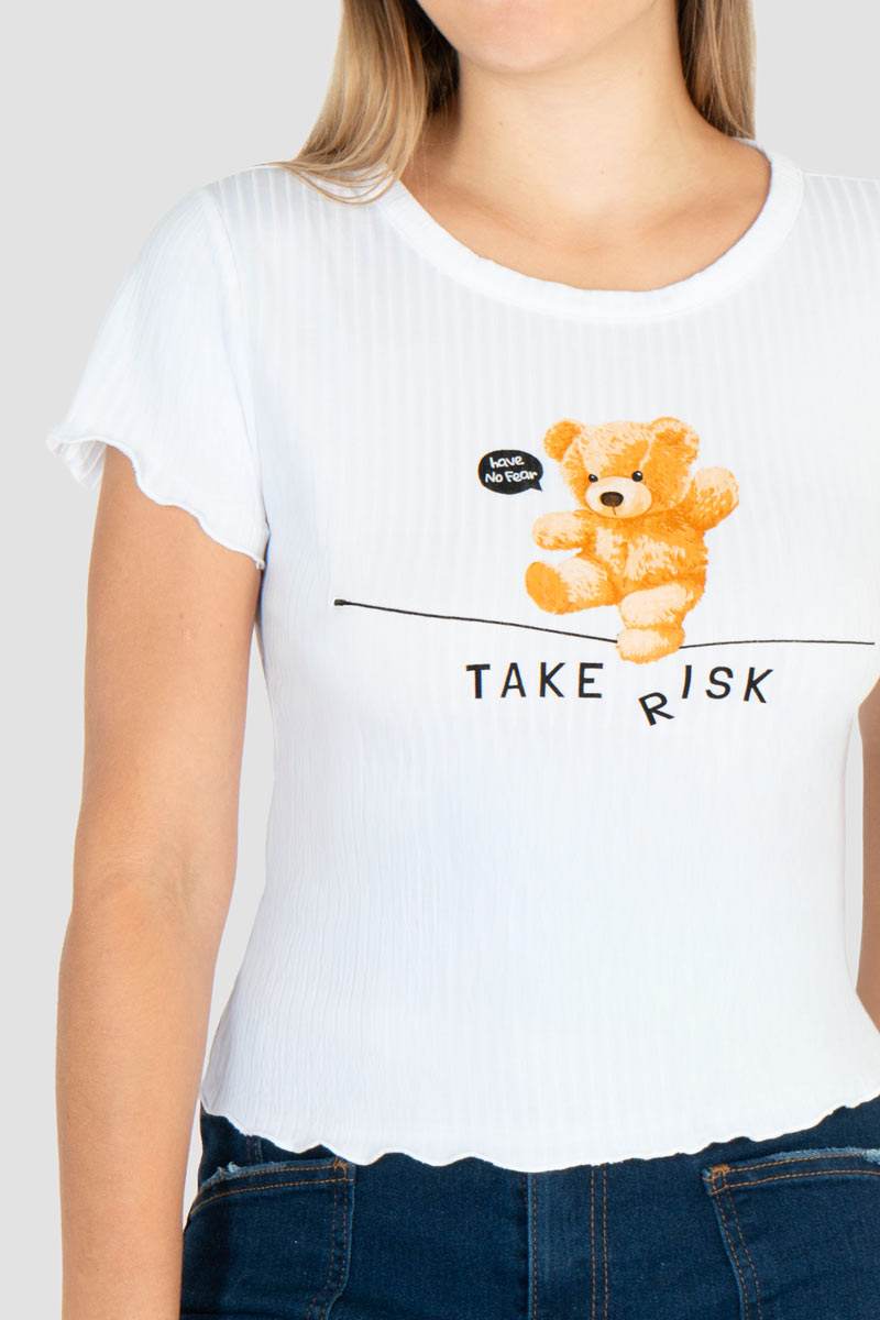 Playera estampada manga corta - Santory Ropa  (7450058555459)