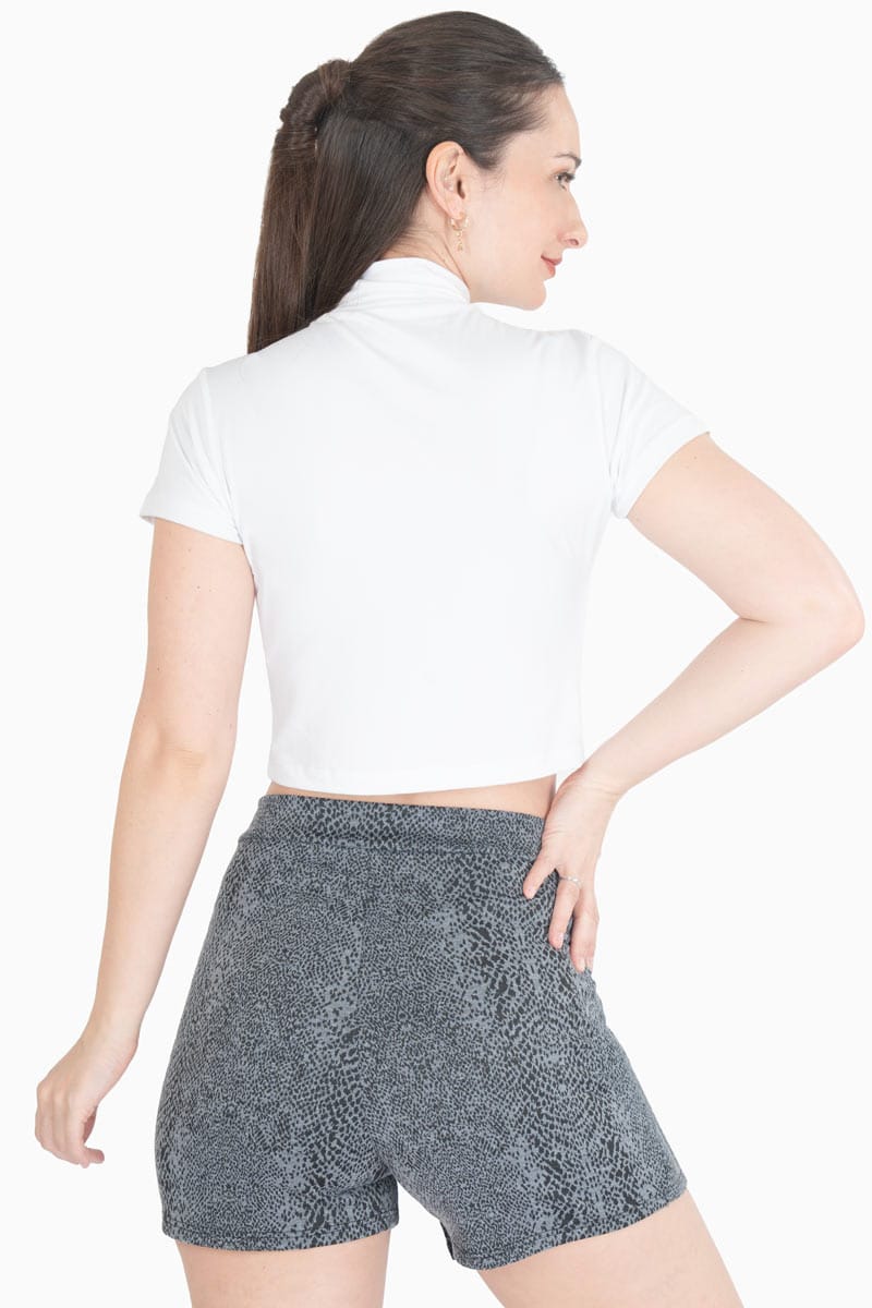 Short falda animal print
