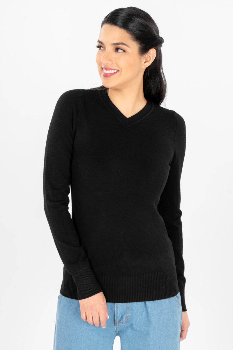 Suéter escote v - Santory Ropa  (7435763712067)