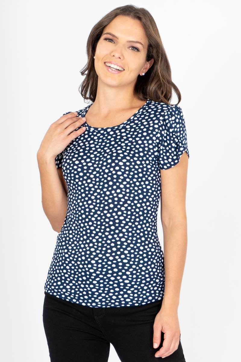 Blusa estampada manga tulipán - Santory Ropa  (7377624301635)