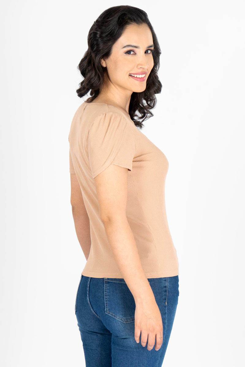 Blusa lisa cuello redondo - Santory Ropa  (7306811310147)