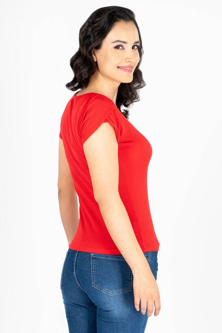 Blusa lisa cuello redondo - Santory Ropa  (7306811310147)