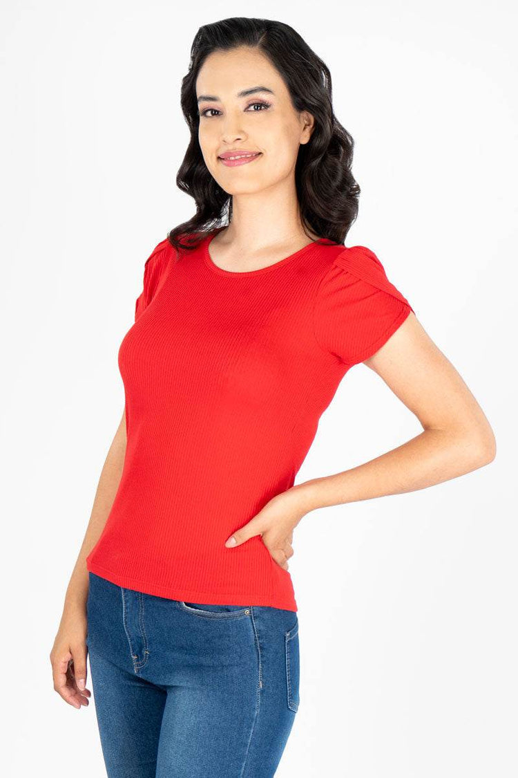 Blusa lisa cuello redondo - Santory Ropa  (7306811310147)