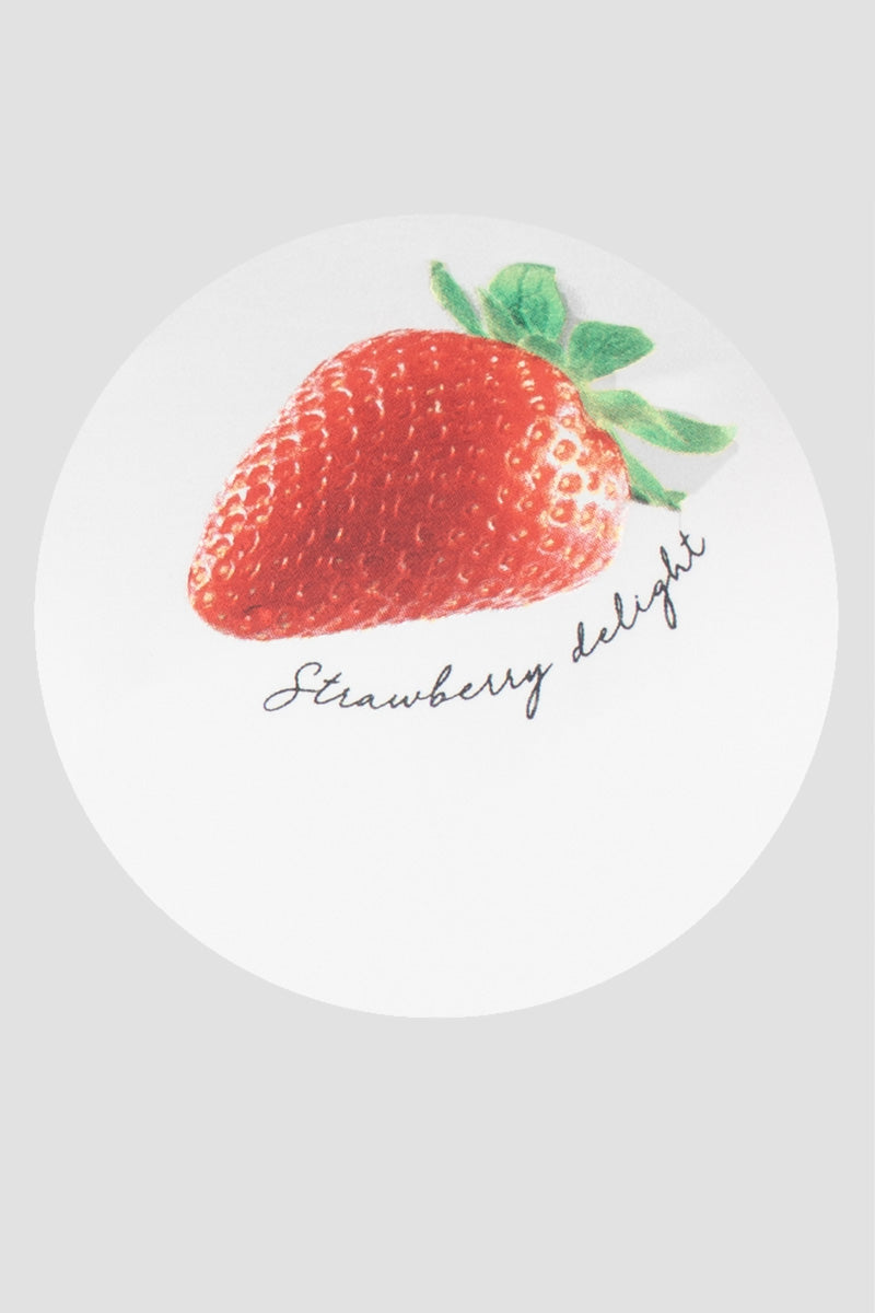 Playera estampada manga corta