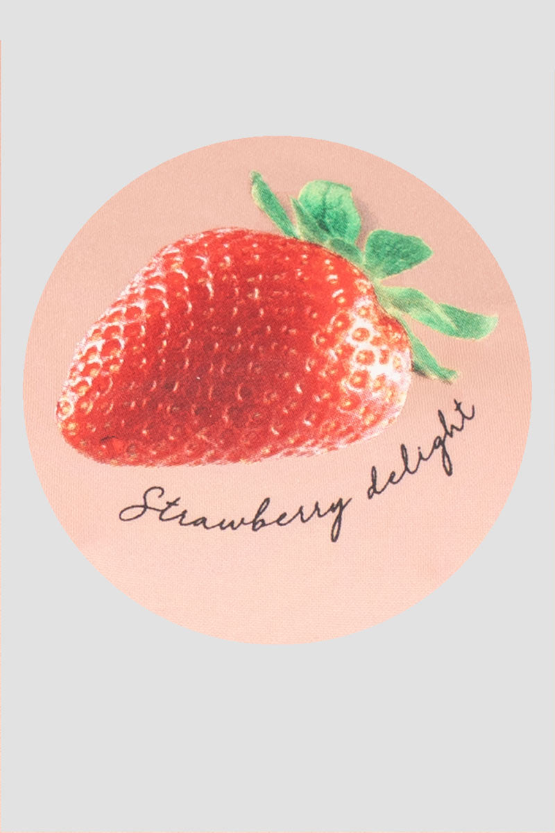 Playera estampada manga corta