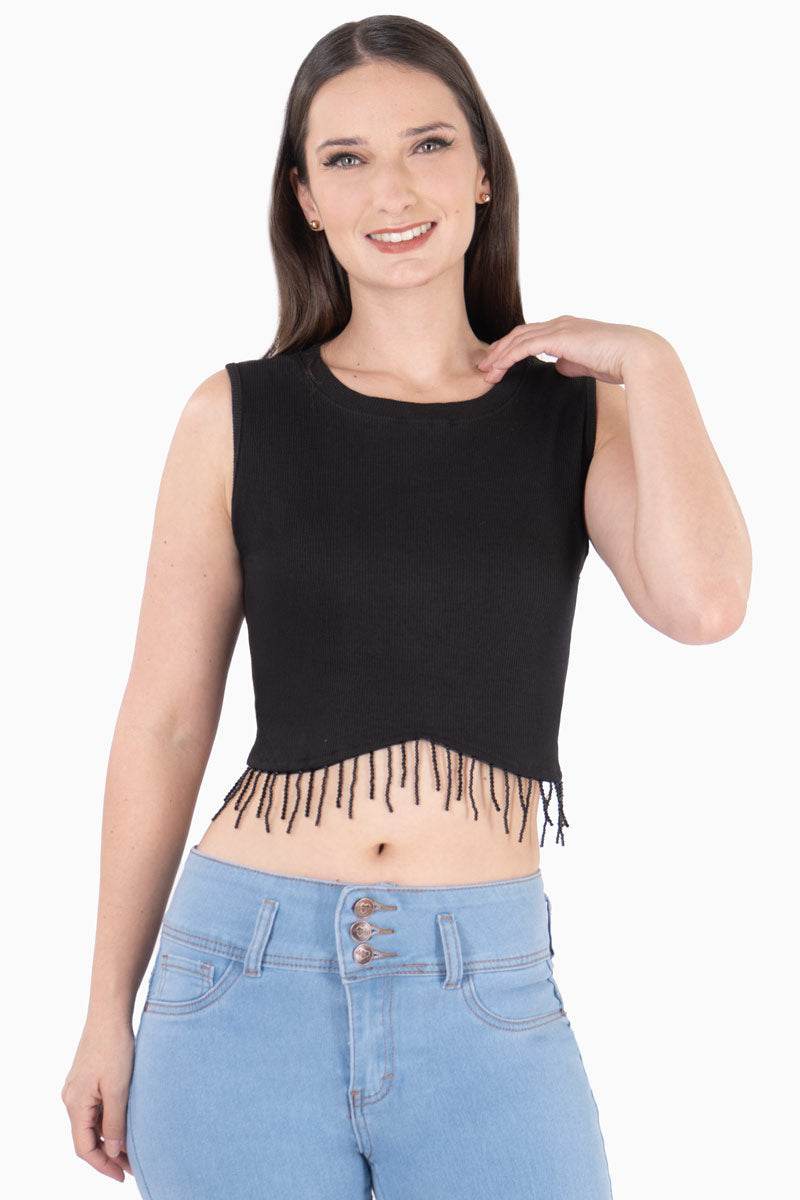 Blusa lisa sin mangas - Santory Ropa  (7458821144643)