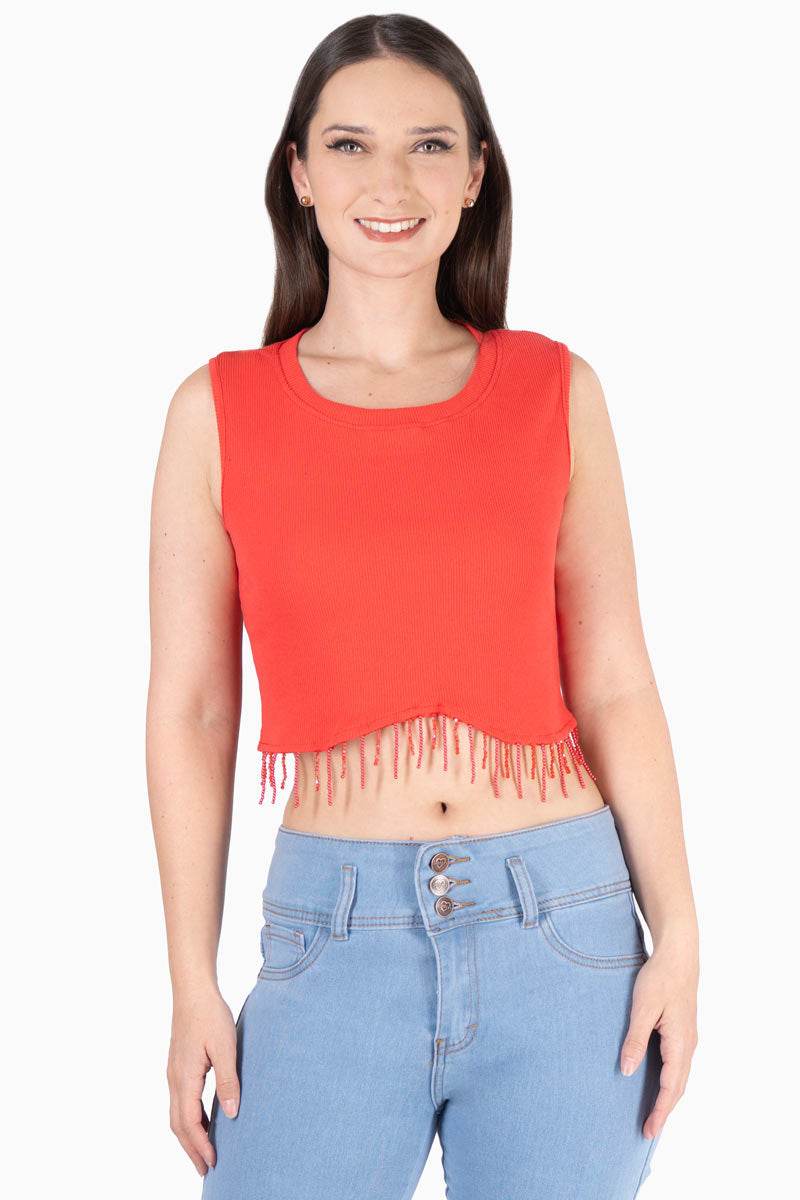 Blusa lisa sin mangas - Santory Ropa  (7458821144643)