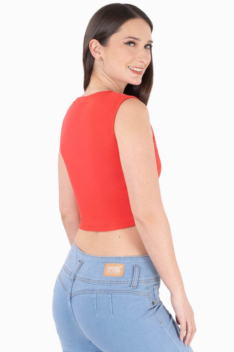 Blusa lisa sin mangas - Santory Ropa  (7458821144643)