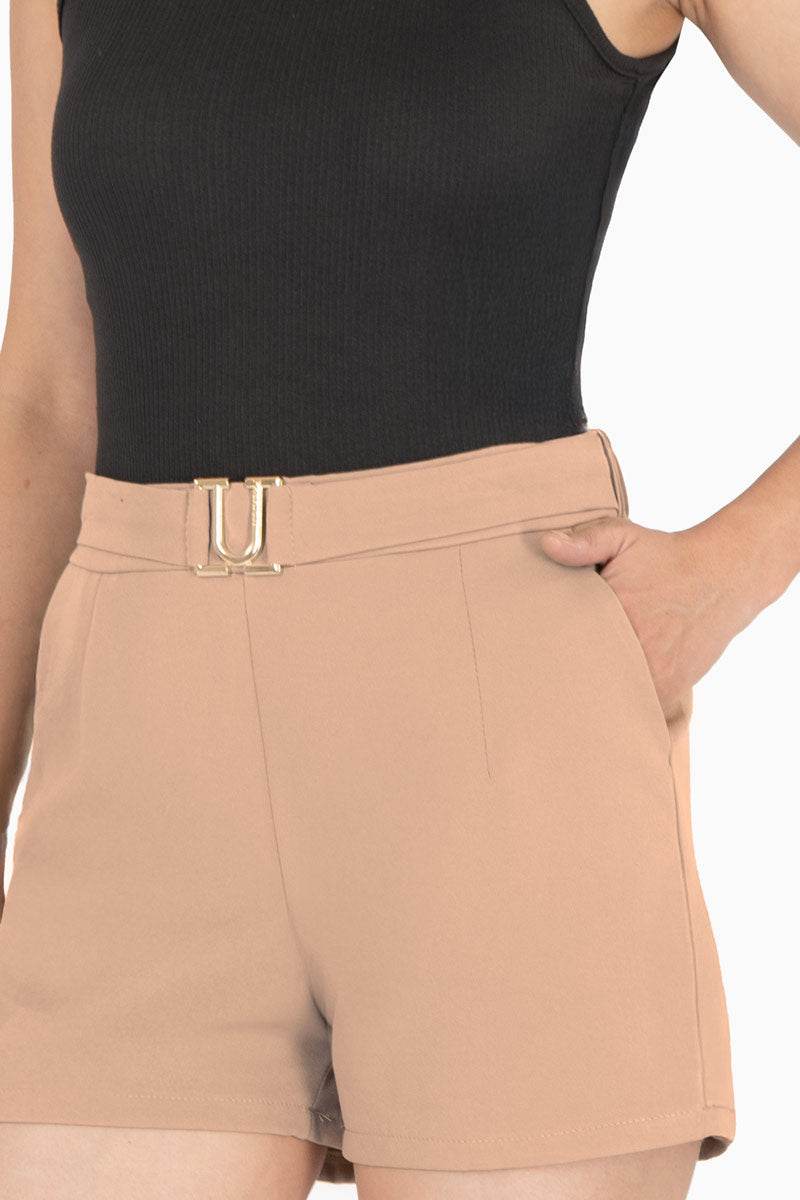 Short con bolsas y cinto - Santory Ropa  (7467880382531)