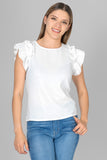 Blusa sin mangas escote redondo