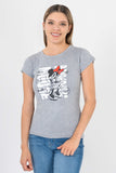 Playera manga corta minnie