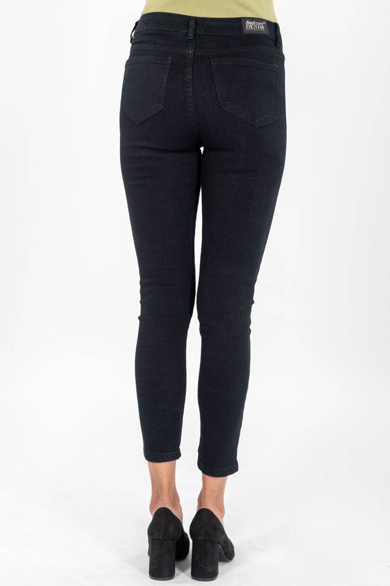 Jeans con bolsas traseras - Santory Ropa  (7330225356867)