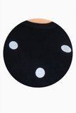 Suéter con estampado de lunares cuello redondo