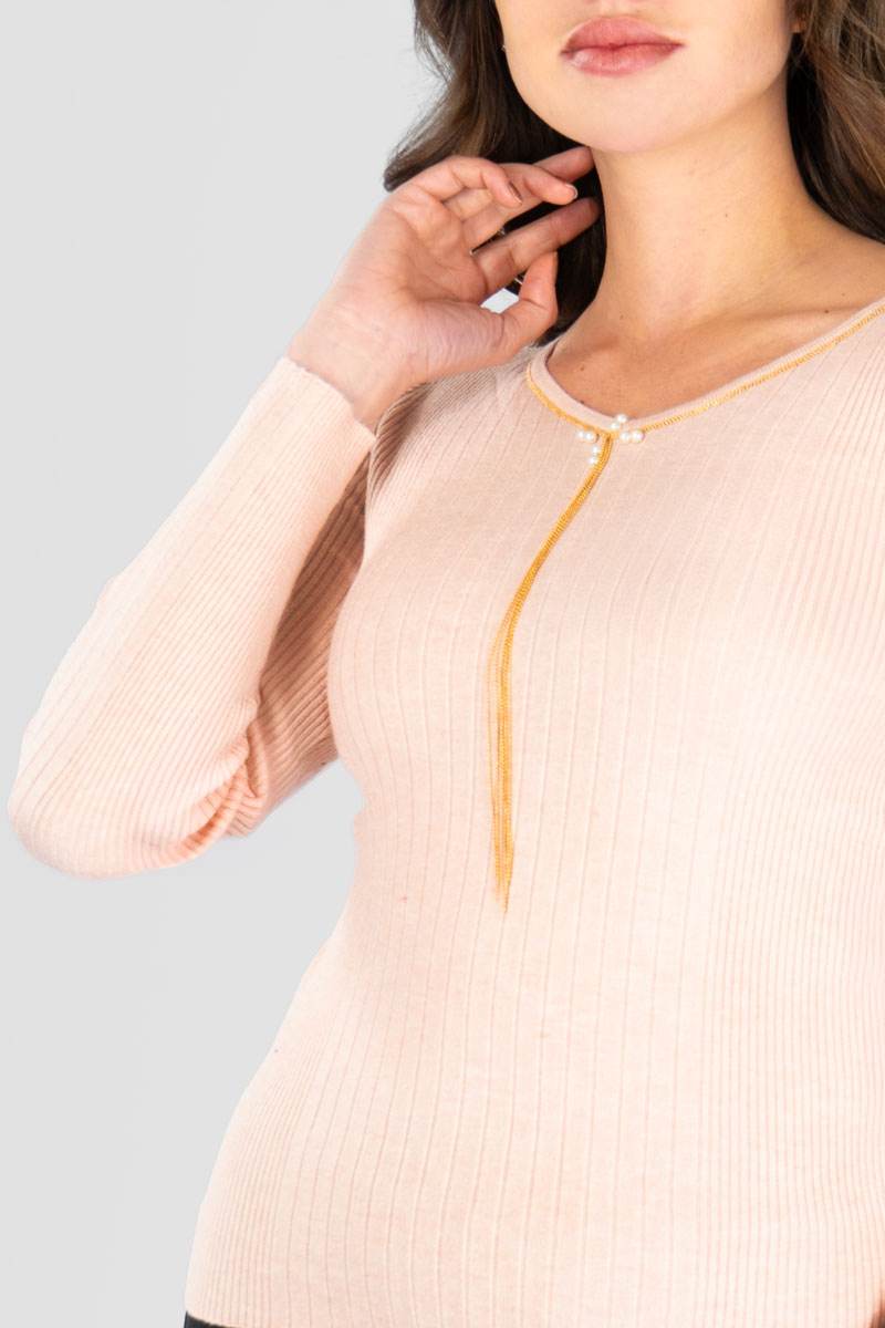 Suéter con cadena - Santory Ropa  (7467880284227)