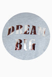 Sudadera crop con estampado "Dream big"