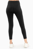 Legging termico liso con pretina ancha