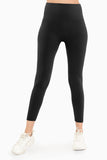 Legging termico liso con pretina ancha