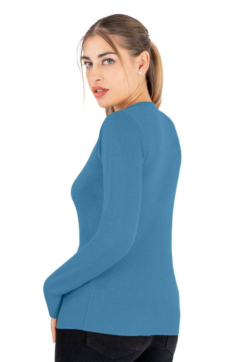 Suéter básico escote redondo - Santory Ropa  (7273267593283)