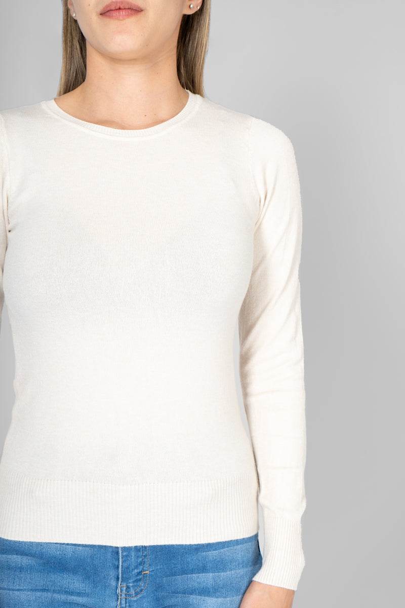 Suéter básico escote redondo - Santory Ropa  (7273267593283)