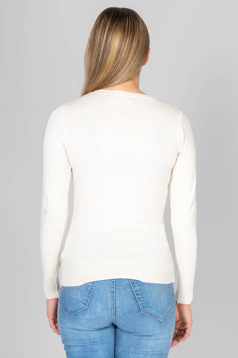 Suéter básico escote redondo - Santory Ropa  (7273267593283)