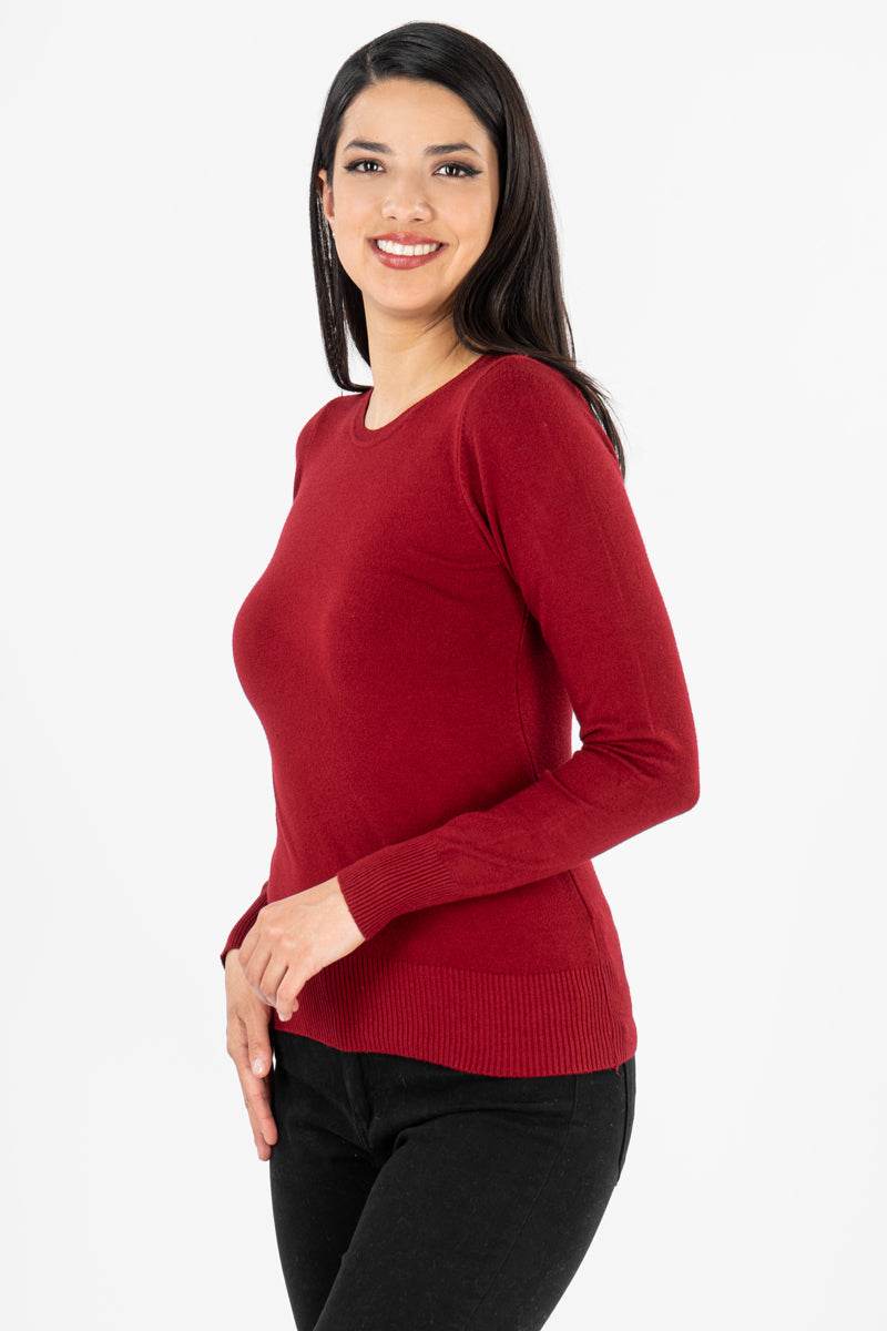 Suéter básico escote redondo - Santory Ropa  (7273267593283)