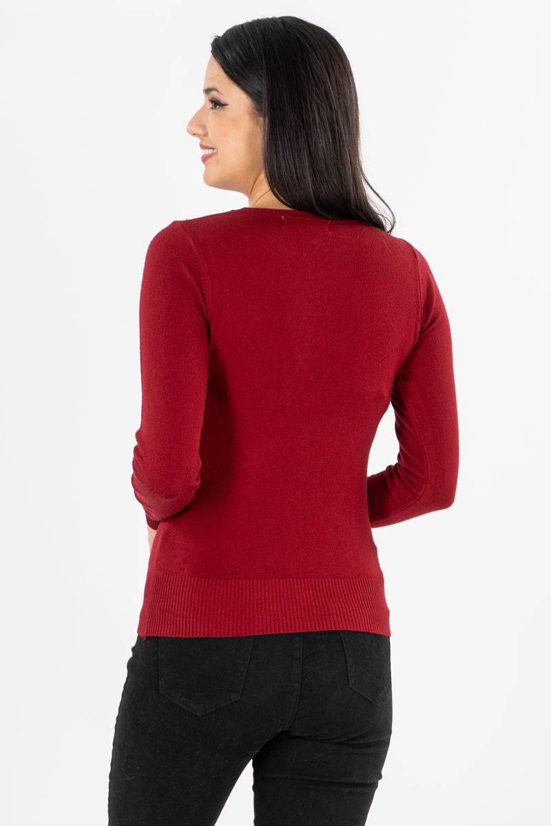 Suéter básico escote redondo - Santory Ropa  (7273267593283)