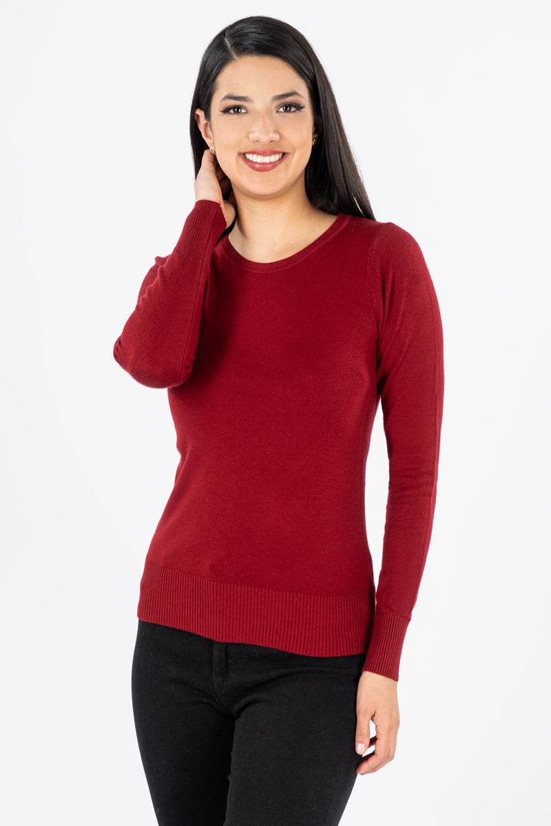 Suéter básico escote redondo - Santory Ropa  (7273267593283)
