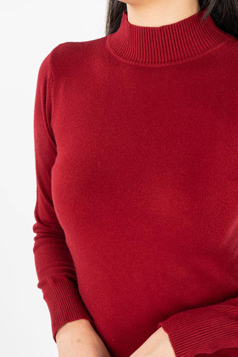 Suéter básico cuello mock - Santory Ropa  (7273267462211)