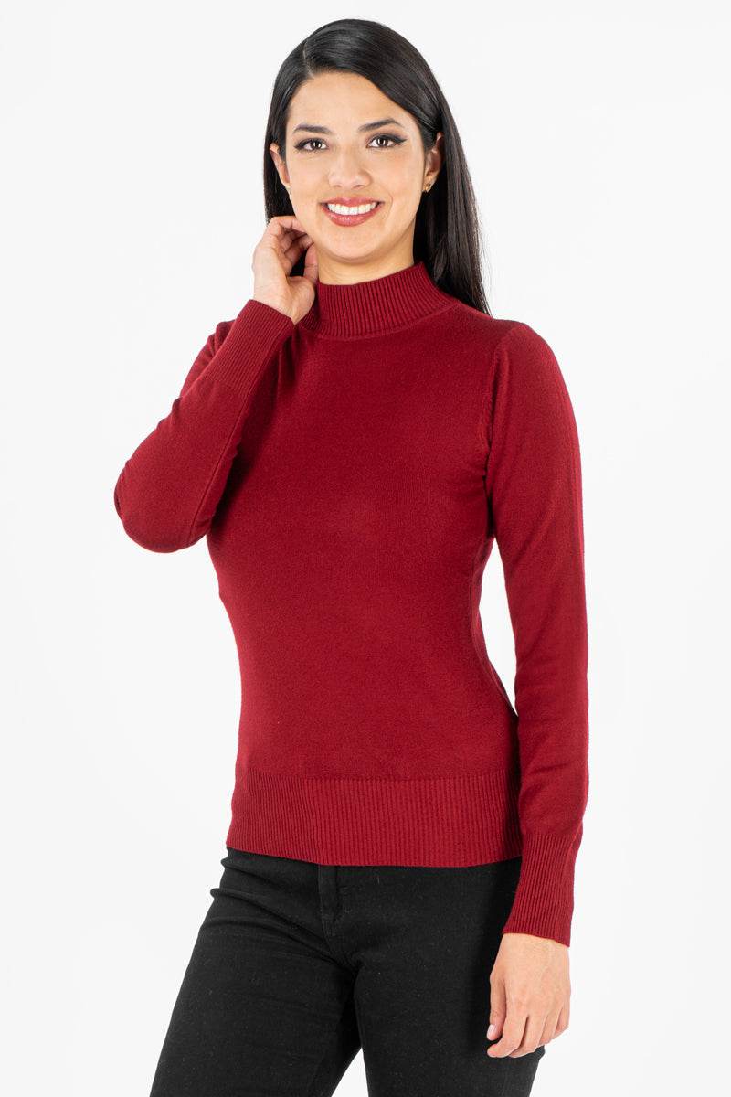 Suéter básico cuello mock - Santory Ropa  (7273267462211)